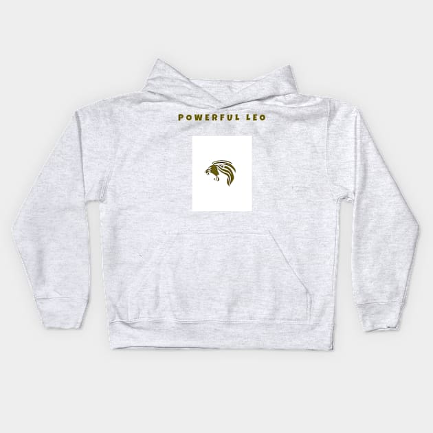 African Lion Kids Hoodie by Senzsiafrica